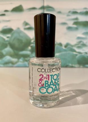 Англія 🏴󠁧󠁢󠁥󠁮󠁧󠁿 2 в 1 основа і закріплювач покриття, захист нігтів і кольору лаку