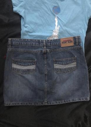 Юбка молодёжная джинсовая 4 размера5 фото