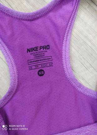 Nike майка/топ/борцовка nike pro2 фото