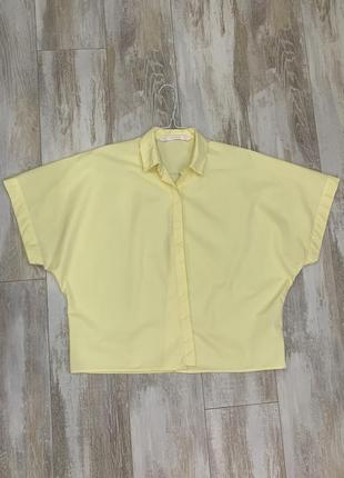 Стильная рубашка блуза zara. размер  s-м.