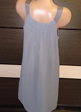 Шифоновое платье-туника с кармашками. (можно для беременной)4 фото
