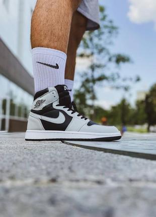 Кроссовки мужские jordan 1 high og shadow 2.0