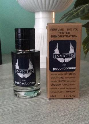 Тестер парфумів Paco rabanne invictus