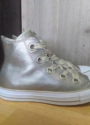 Кросівки шкіряні кеди converse chuck taylor all star3 фото