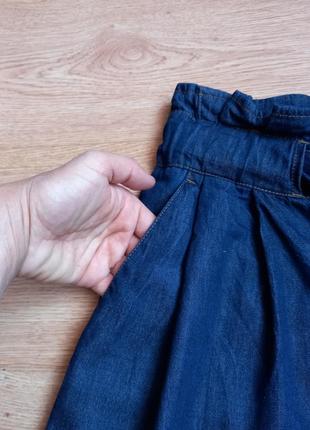 Стильная юбка - шорты с поясом3 фото