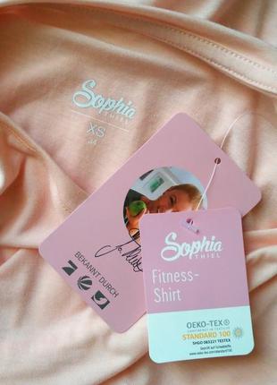Sophia thiel fitness германия удлиненная футболка для фитнеса, тренировок 🔥sale2 фото