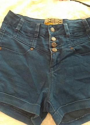 Шорти висока талія жіночі розмір с