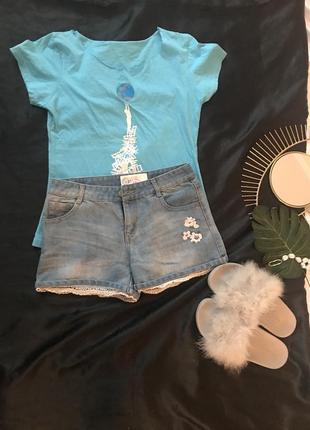 Шорты на 14 лет с вышивкой