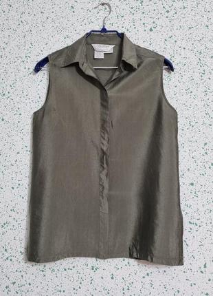 Шелковая блуза max mara, р. м