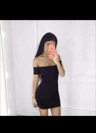 Короткое черное черное платье платья missguided