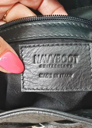 Фірмова шкіряна сумочка navyboot9 фото