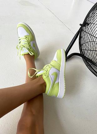 Nike jordan low limelight, женские кроссовки найк7 фото