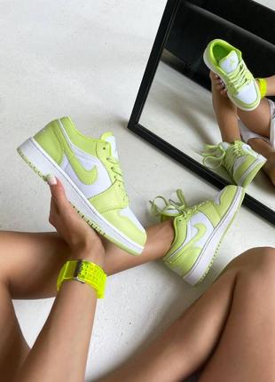 Nike jordan low limelight, женские кроссовки найк