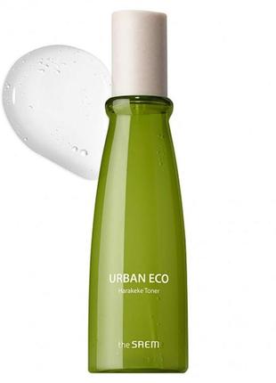 Тонер зволожуючий the saem urban eco harakeke toner1 фото