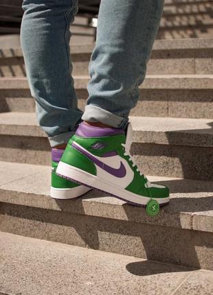 Nike air jordan 1, кроссовки найк джордан мужские4 фото