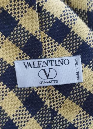 Галстук шелковый valentino5 фото