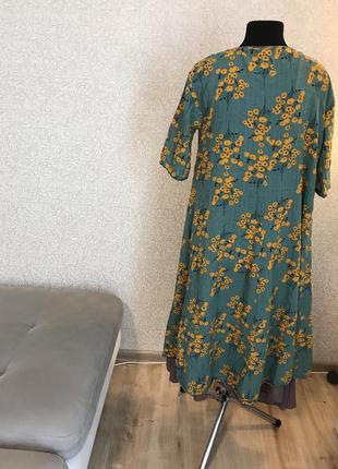 Двухслойное платье - халат4 фото