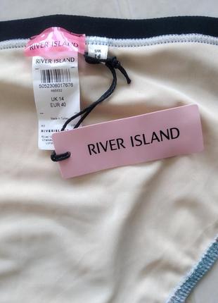 Новые плавки низ от купальника принт геометрия  бренда river island uk 14 eur 407 фото