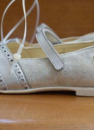 Кожаные туфли с открытым носком naturino7 фото