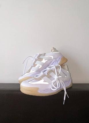 Женские кроссовки adidas niteball white  ⁇  smb9 фото