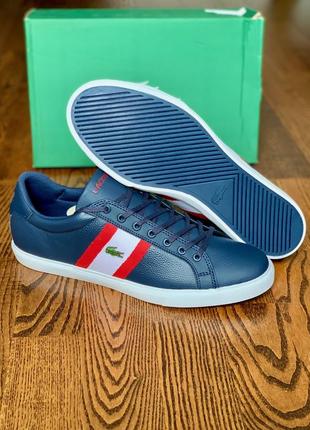 Кроссовки lacoste grad vulc 120 2 p sma мужские синие