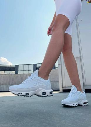 Кросівки air max tn plus white кроссовки5 фото