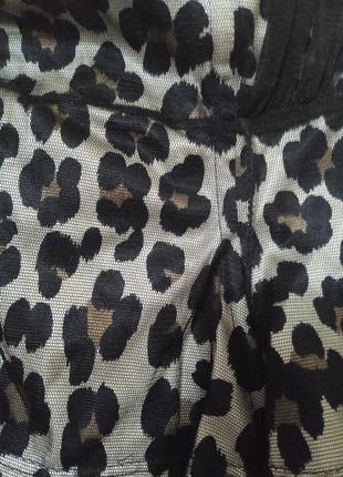Шикарный леопардовый корсет сеточка 🔥8 фото