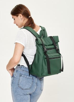 Мужской рюкзак ролл sambag rolltop ltt - зеленый2 фото