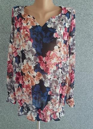 🌺🌸🍃 воздушная шифоновая блузочка