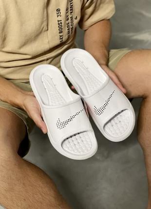 Сланцы мужские nike victori one shower slide белые (найк, сланці)