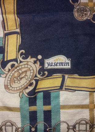 100% хлопок платок yasemin 95x95  см2 фото