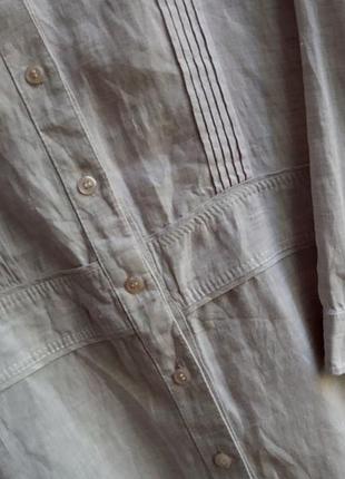 100%лен платье  рубашка bernd  berger 6