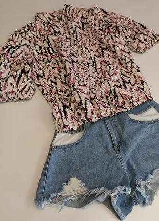 Класна блузка з принтом р. l/m