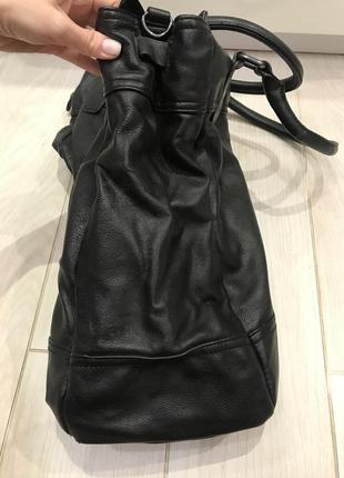 Чорна велика жіноча сумка3 фото
