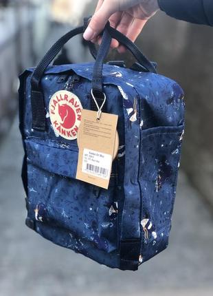 Kanken mini мини маленький 7l fjallraven топ качество art blue fable1 фото