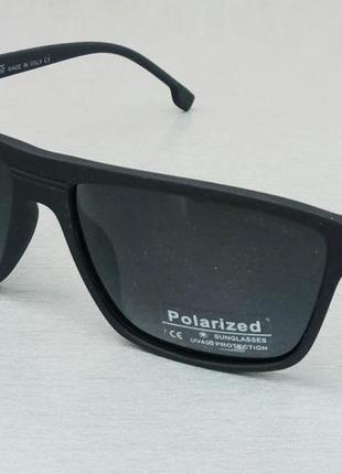Hugo boss стильные мужские солнцезащитные очки черные поляризированые