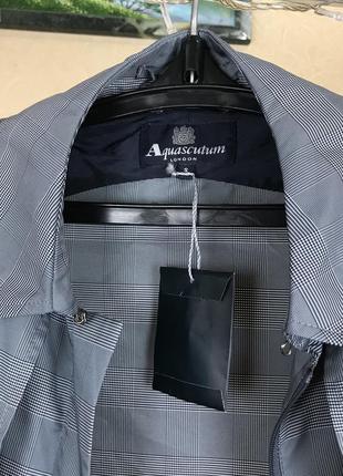 Классическая легкая куртка в клетку aquascutum vn58 фото