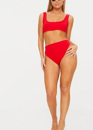 Фірмовий низ купальника висока посадка uk 14 eur 42 prettylittlething англія