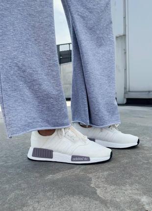 Кросівки adidas nmd r1 white кроссовки8 фото