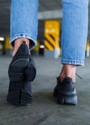 🔥🔥🔥 женские кроссовки в стиле dior d-conneckt 'black'3 фото