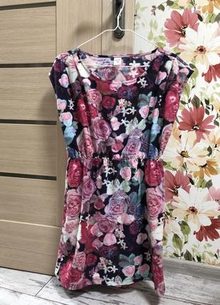 Квіткова сукня кольорова сукня платье в цветок