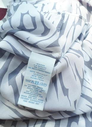 Брендовая блуза вискоза+шелк boden (размер 18-20)10 фото