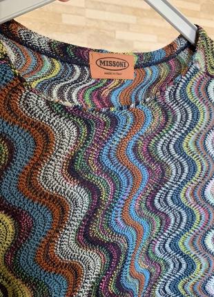 Missoni винтаж удлиненный свитер оригинал шерсть 1970 года5 фото