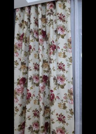 Шторы. комплект штор из водоотталкивающей ткани с тефлоновой пропиткой