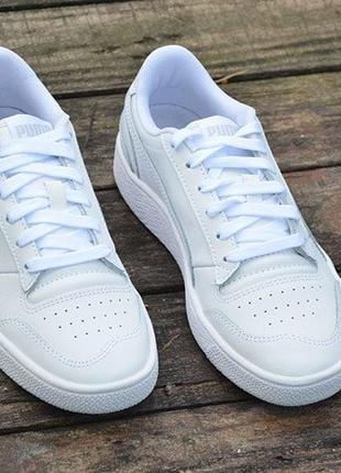 Оригинал puma белые кожаные кеды сникерсы puma ralph sampson lo пума3 фото