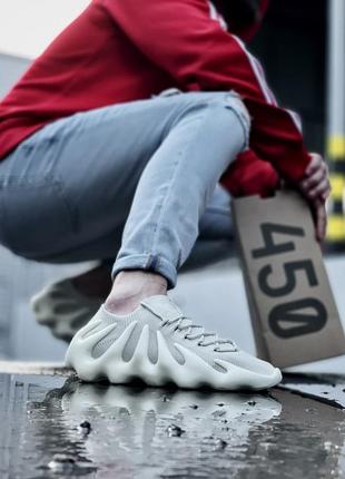 Кроссовки женские adidas yeezy 450 cloud white6 фото