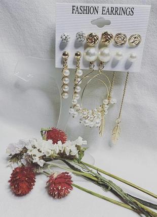 Набір сережок
