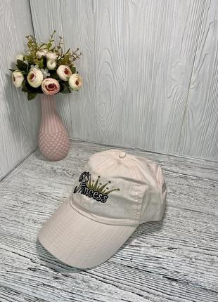 Женская кепка (бейсболка) на каждый день светло-розовая с надписью