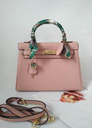 Сумка шкіряна класика в стилі hermes🌸🌸🌸топ продаж