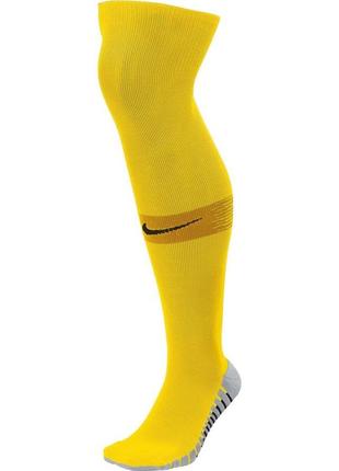 Гетры футбольные nike team match fit otc socks tour yellow/university оригинал sx6836 7194 фото